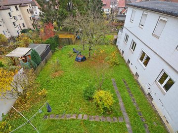 Blick auf den Garten