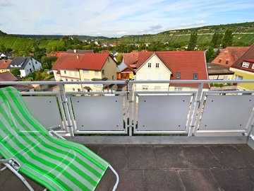 West-Balkon mit Fernblick