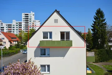 Außenansicht Balkon, DG