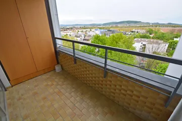 überdachter Süd-Balkon