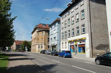 Haus und Straße v. Ost