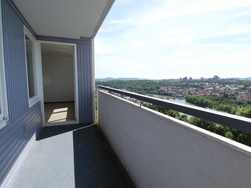 Balkon mit Blick nach Ost