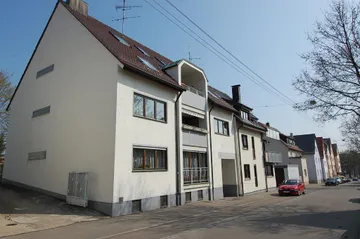 Blick in die Straße v. oben