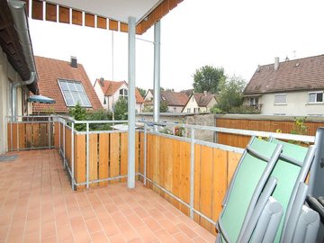 Balkon von rechts