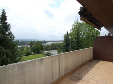 Balkon mit Westblick