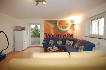 Wohnzimmer mit Aufgang