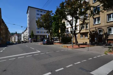 Blick in die Straße n. Süden