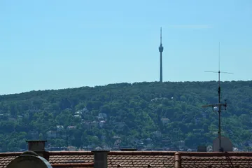 Blick zum Fernsehturm