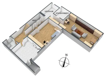 3-D Grundriss UG