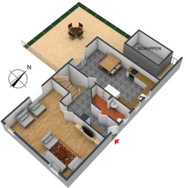 3-D Grundriss EG