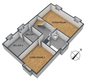 3-D Grundriss UG