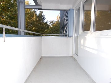 überdachter Balkon