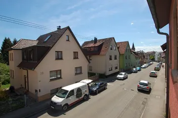 Ausblick Süd - Strasse vom OG