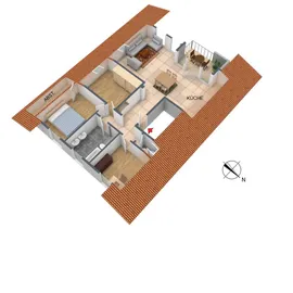 3-D Grundriss - DG
