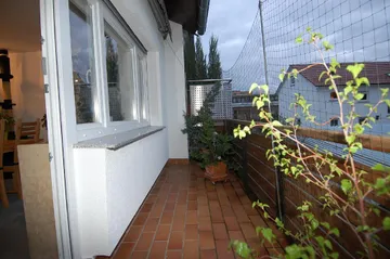 Balkon von rechts