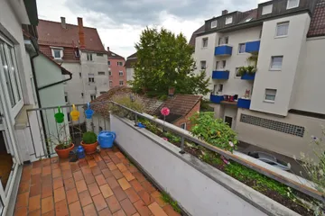 mit Blick in den Innenhof