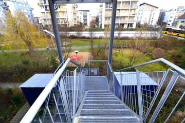 Treppe zur Wohnung