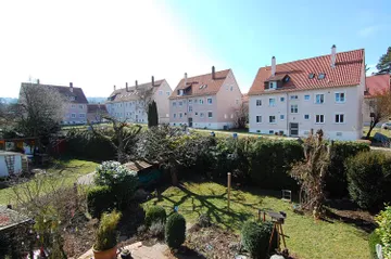 Ausblick vom Balkon