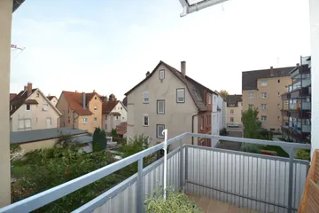 Ausblick vom Balkon