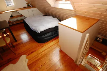 Dachstudio und Abgang