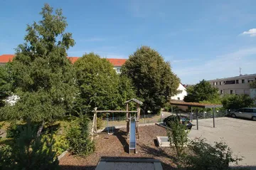 Ausblick vom Schlafzimmer