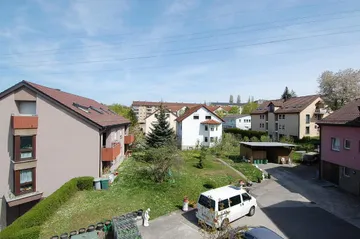 Aussicht vom Balkon