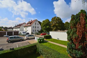 Blick vom Balkon nach Westen