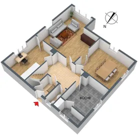 3-D Grundriss EG