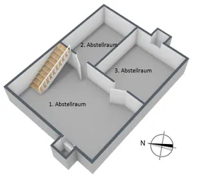 3-D Grundriss Kellergeschoss