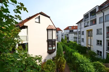 Blick vom Balkon