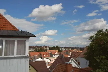 Aussicht aus dem Balkon