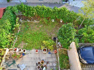 Blick auf Garten & Terrasse