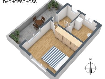 3-D Grundriss - DG