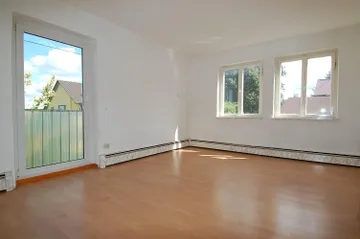 Wohnzimmer mit franz. Balkon