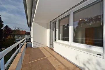 8m² großer Balkon