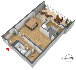 3-D Grundriss OG