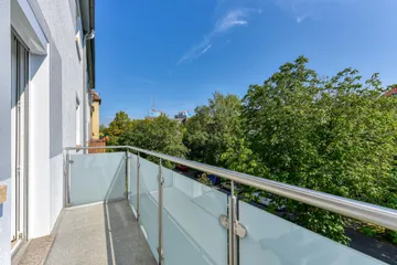 Balkon nach Norden