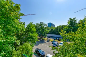 Blick vom Balkon