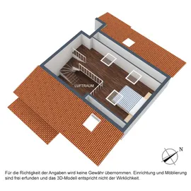 3-D Grundriss DG 2