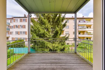 Balkon nach Osten