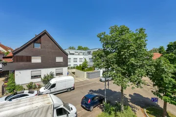 Blick vom Schlafzimmer