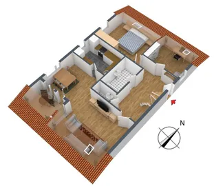 3-D Grundriss OG