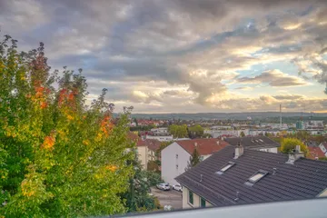 Blick vom Schlafzimmer