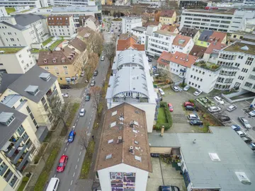 Nord-Terrasse aus der Luft