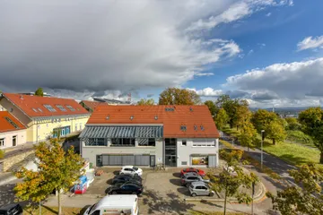 Blick vom Schlafzimmer