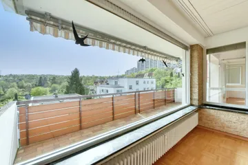 Wohnen zum Balkon