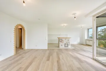Wohnen zur Küche