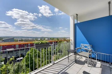 Balkon nach Westen