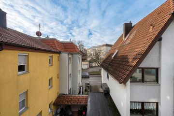 Blick vom Wohnzimmer