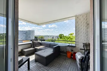 Balkon nach Westen